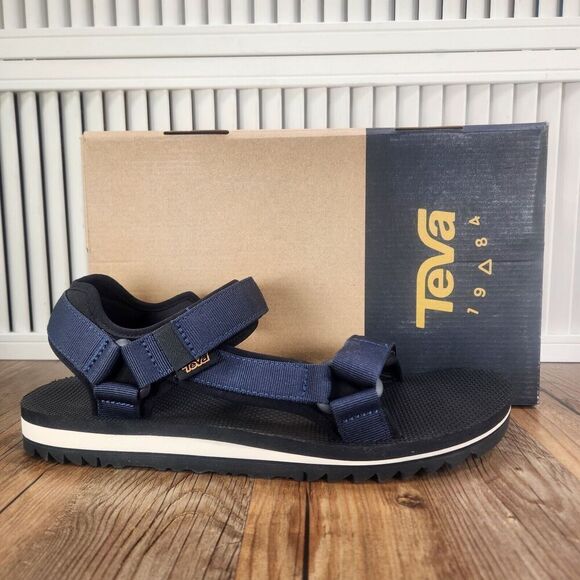 Teva Universal Trail Men 13 Total Eclipse Blue Sport Hiking Outdoors Sandals NEW - Picture 1 of 11
